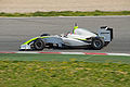 Barrichello testing at Barcelona, March 2009