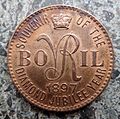 Bovril Queen Victoria diamond jubilee advertising token.