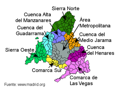 Comarcas de la Comunidad