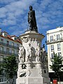 Monumento a Luís de Camões en la Praça Luís de Camões de Lisboa.