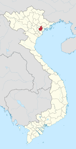 Location of Hải Dương within Vietnam