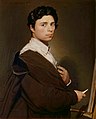 English: Ingres, Jean Auguste Dominique - Vocation: painter, Avocation: violinist