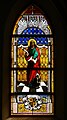 Neugotisches Glasfenster: Evangelist Johannes