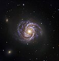 M 100: Galaxie an Face On Usiicht