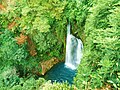 Stumbani waterfall in the town