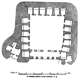 Plan of the vihara