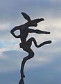 Large Nijinsky Hare on Anvil Point von Barry Flannegan