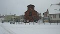 Ustka, Bulwar Portowy zimą