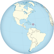 Puerto Rico on the globe (Caribbean special) (Americas centered).svg