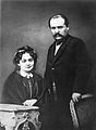 Bronisława and Władysław Skłodowski, parents of Maria