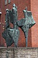 Sculpture: "Die fünf Erdteile" ("The five continents") from Bernhard Heiliger in Kiel (1960), Germany