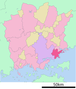 Location of Setouchi
