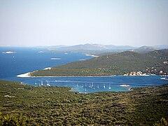 Southeast part of island Ist and Strait Tisno.jpg