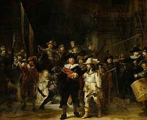 De Nachtwacht van Rembrandt van Rijn, 1642