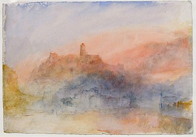 Bellinzona par J. M. W. Turner - 1830.