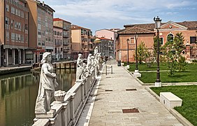 Piazale and Canale Perotolo, viewed from Porta Santa Maria in Chioggia