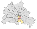 Deutsch: Wahlkreis Neukölln 3 für die Wahlen zum Abgeordnetenhaus von Berlin. Stand 2006