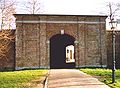 Brielle, porte Longue (la Langepoort), une des portes de défense conservée.