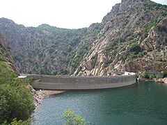 Barrage de Tolla en 2008.