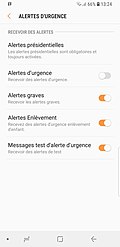 Paramétrage sur Android