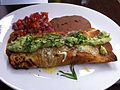 Chimichanga (deep fried burrito), Melbourne, Australia