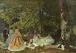 Claude Monet, El almuerzo sobre la hierba