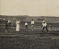 Mensen spelen rounders, 1913