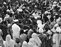 Gandhi on his way to meet the Viceroy of India, 27 August 1940