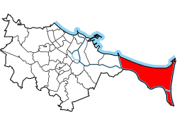 Location of Sobieszewo Island within Gdańsk