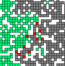 Illustration des automates cellulaires avec les feux de forêt