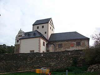 Die zum Schloss umgebaute Klosterkirche