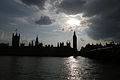 Clouds over Houses of Parliament (Palace of Westminster) London