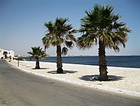 La playa de Mahdía.