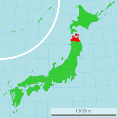 Aomori prefekturasının yerləşməsi