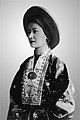 Image 18Empress Nam Phương wearing áo nhật bình and khăn vành dây (from Culture of Vietnam)