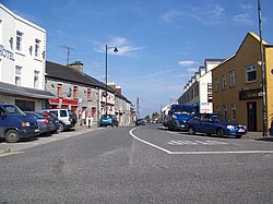 Junction of Camp Street and Clifden Road in Oughterard