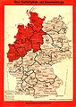 Postleitgebiete und Besatzungszonen 1946