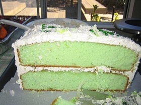 Image illustrative de l’article Gâteau au pandan