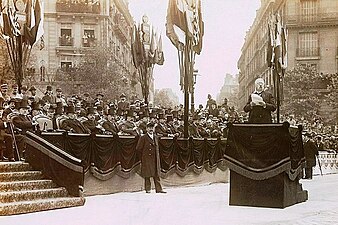 Discours de Stephen Pichon lors des célébrations du Jour de l'Indépendance des États-Unis le 4 juillet 1918.