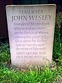 "Remember John Wesley", Wroot, dekat Epworth.