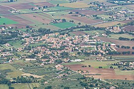 Rivotorto village, Assisi, Italy - view from NE above