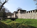 Almanya'da eskiden Limes'in geçtiği yerde rekonstre edilmiş Kastell Saalburg.