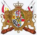 Escudo del reino entre 1730 al 1815.