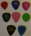 Various guitar picks.