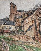 Saint-Cirq-Lapopie, la place du Carol; 1920 [19]