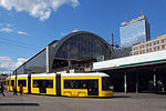Трамвай на вокзалі "Александерплац"