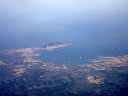 Gibraltarbukten, med Algeciras till höger.