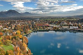 Vista de Bled desde el Castillo