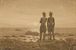 Two men by the sea 1830-1835