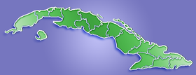Bayamo trên bản đồ Cuba1